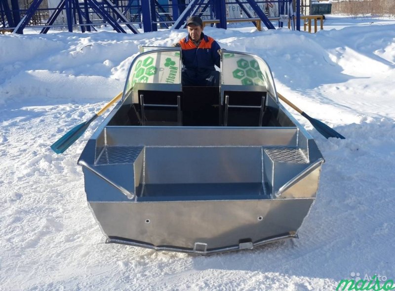 Алюминиевый моторный катер тактика 430 DC