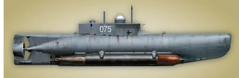 Сборная модель подводной лодки u571