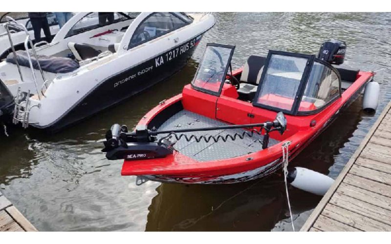 Алюминиевая моторная лодка «Триера 460 Fish-Pro»