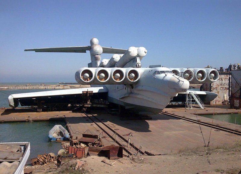 Каспийский монстр экраноплан Дербент