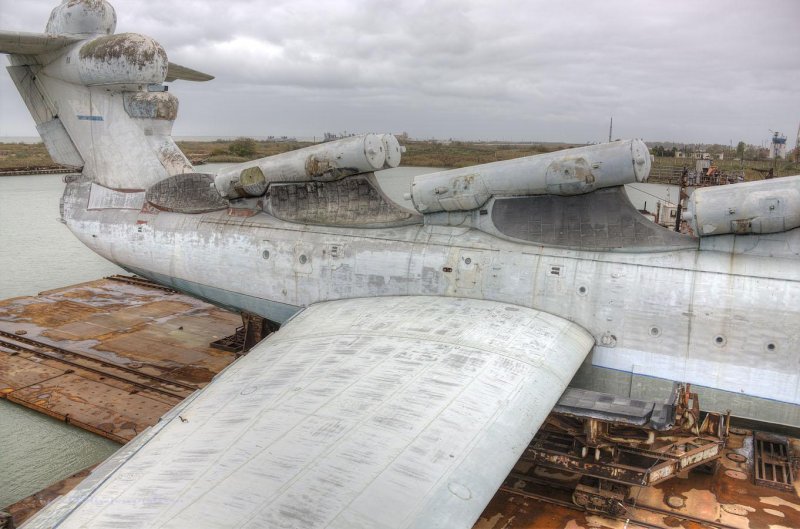 Экраноплан Лунь в Дагестане