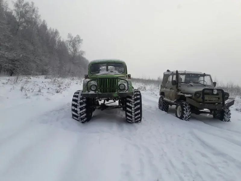 ГАЗ 69 на ободрышах