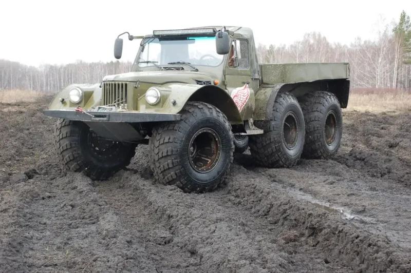 ГАЗ 66 6 колес