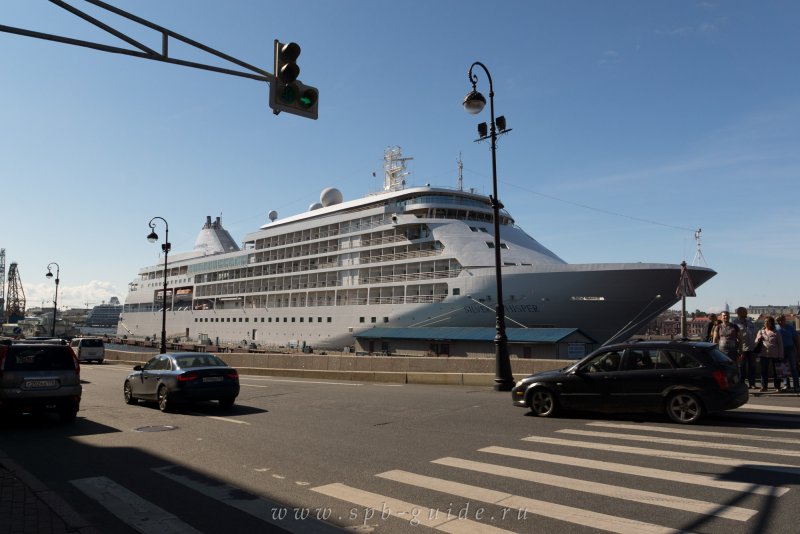 Silver Whisper лайнер в Санкт-Петербурге