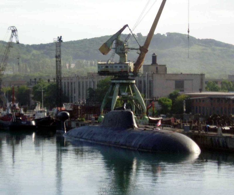 Гаджиево база подводных лодок Северного флота