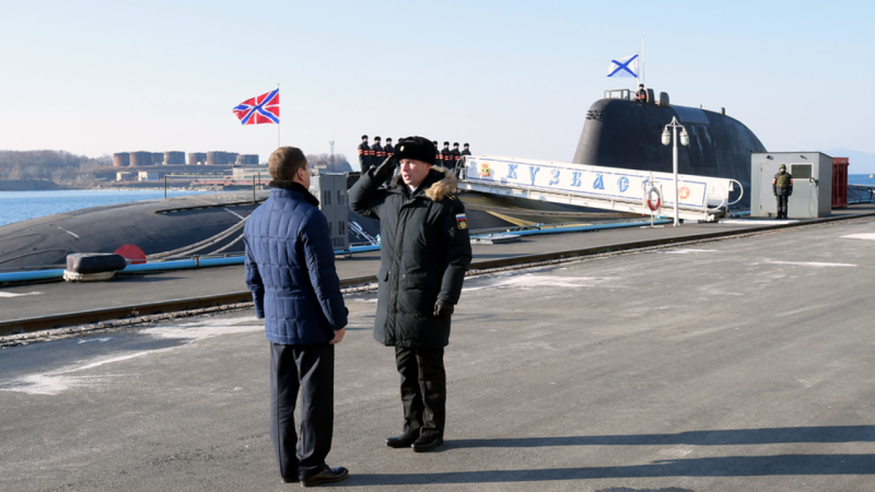 Подводная лодка в Авачинской бухте