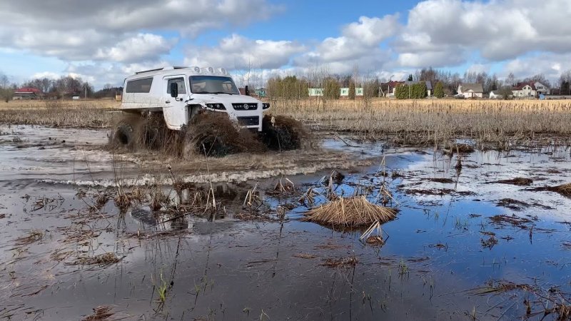 Болотоход с двигателем Лифан