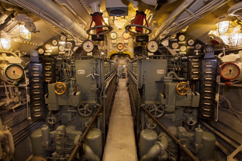Внутри подводной лодки u-4712
