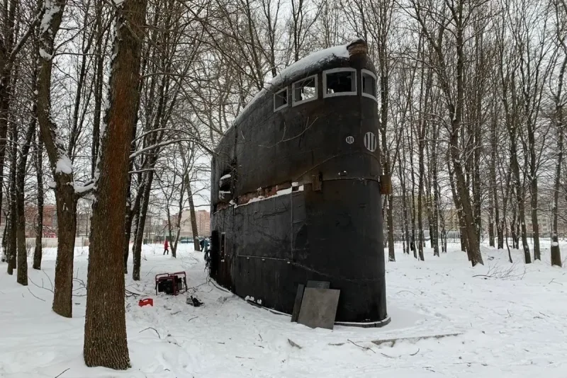 Парк Победы Вологда подводная лодка