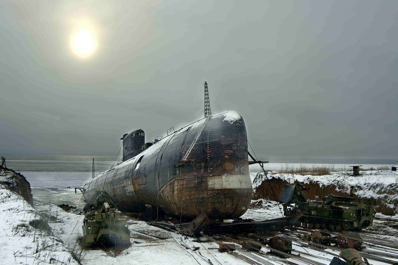 Советская подводная лодка б-307