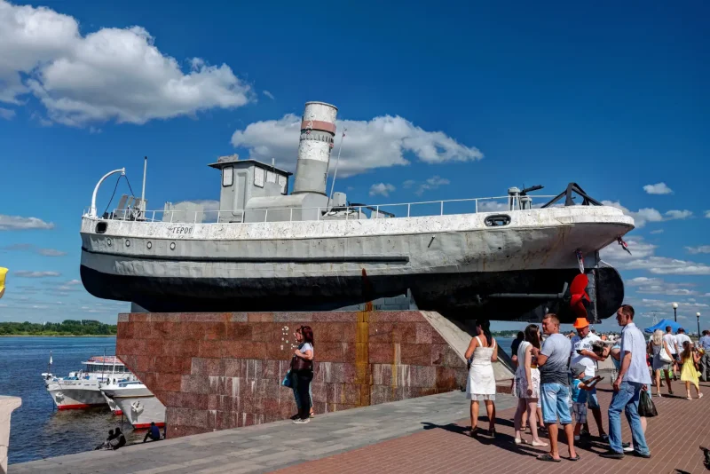 Катер герой в Нижнем Новгороде