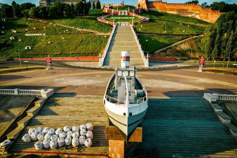 Катер герой в Нижнем Новгороде