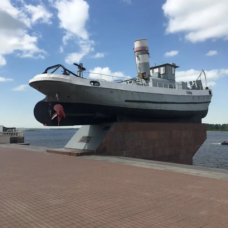 Катер герой в Нижнем Новгороде