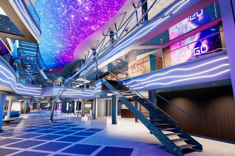 MSC World Europa внутри