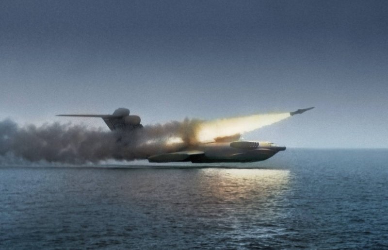 1961 — Первый полёт первого советского экраноплана «см-1».