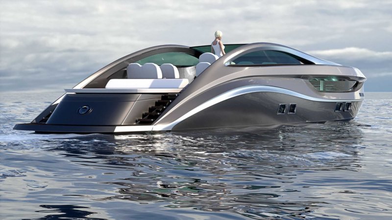 Яхта a55 Gray Design