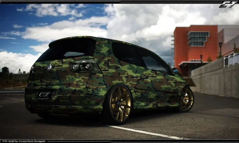 Volkswagen Golf 5 хаки