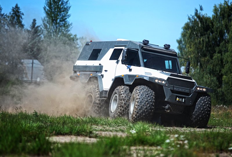 Вездеход АВТОРОС шаман 8x8 полицейский