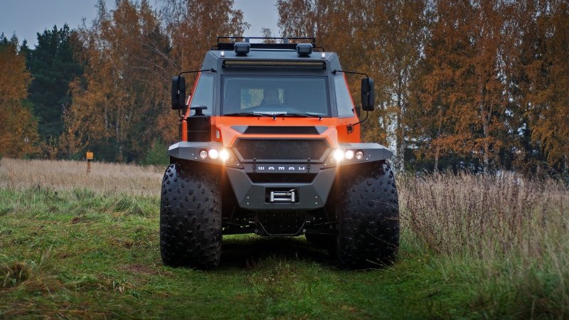 Снегоболотоход шаман 8х8
