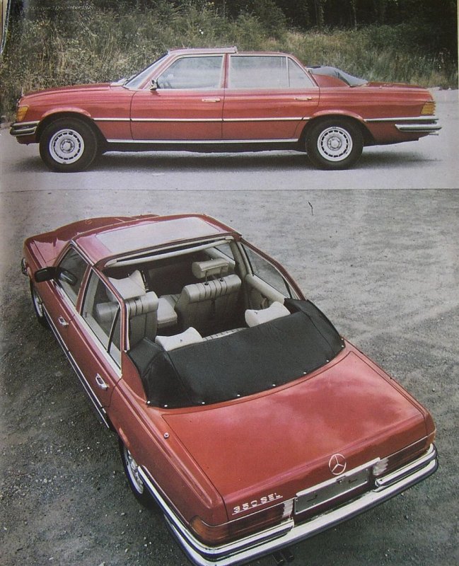 Мерседес w116 кабриолет