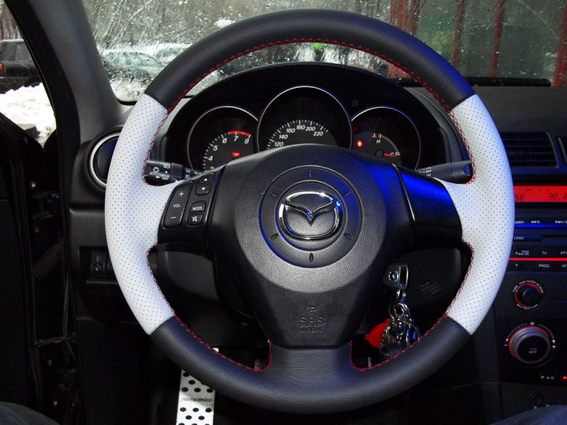 Перешивка руля Mazda
