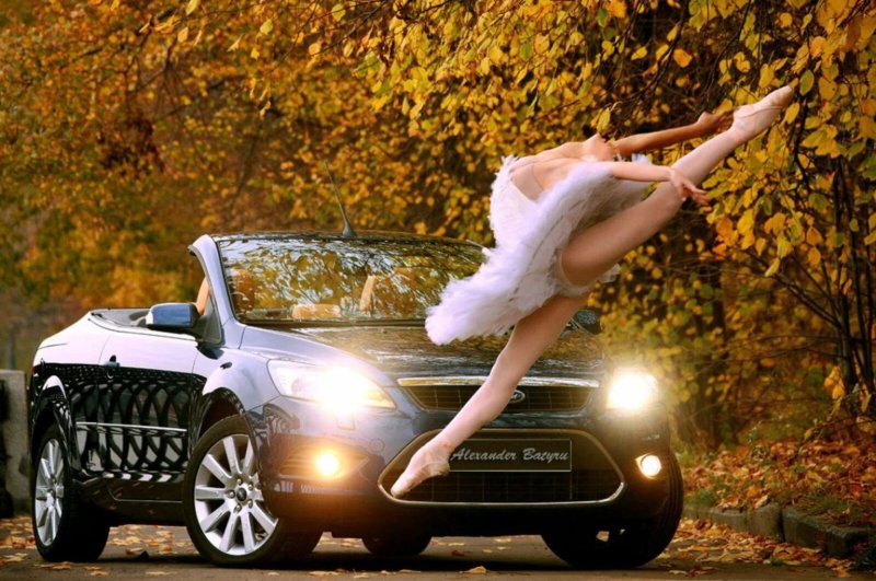 Осенняя фотосессия с авто