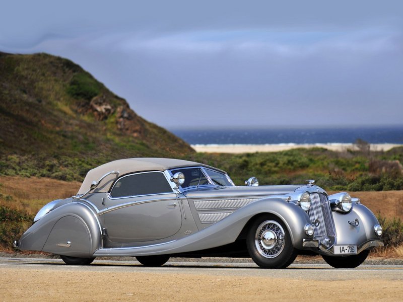 1937 Horch 853 Sport Cabriolet.