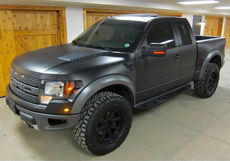 Ford f 150 Raptor чёрный матовый