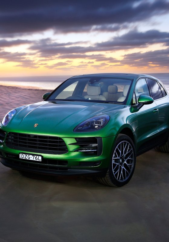 Porsche Macan зеленый