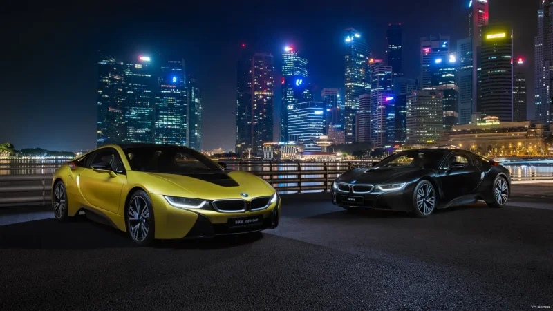 BMW i8 Night