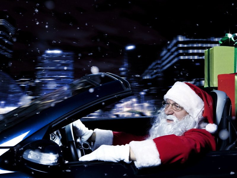 Снегурочка на машине