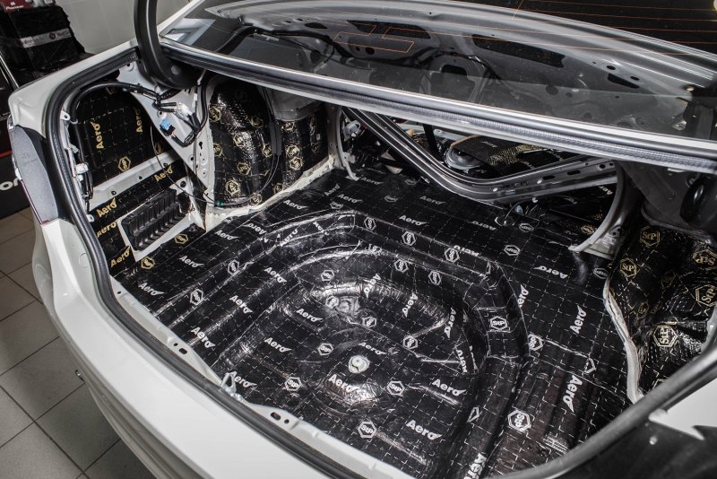 STP шумоизоляция багажника