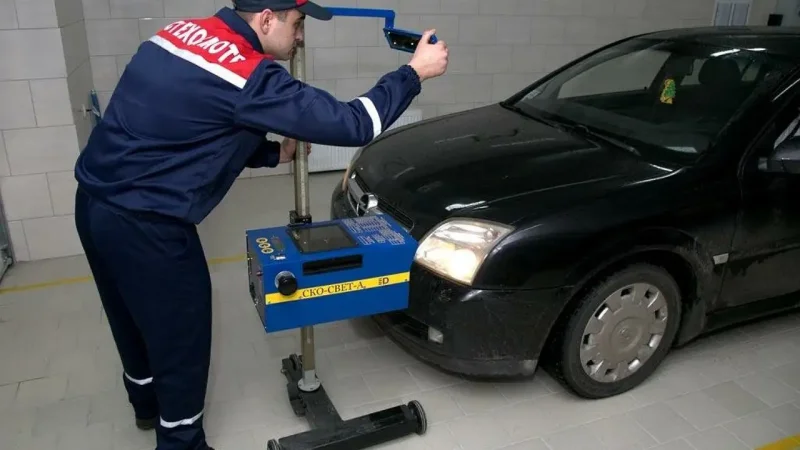 Технический осмотр автомобиля