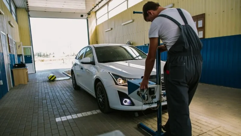Технический осмотр автомобиля