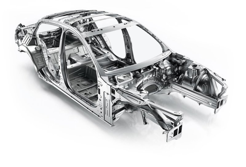 Audi a8 каркас кузова