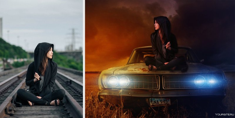 Идеи для фотошопа с машинами