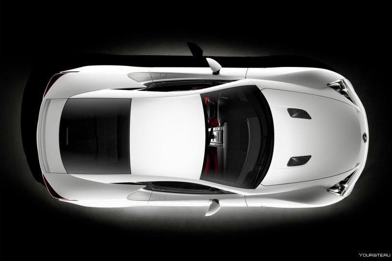 Порше 911 вид сверху