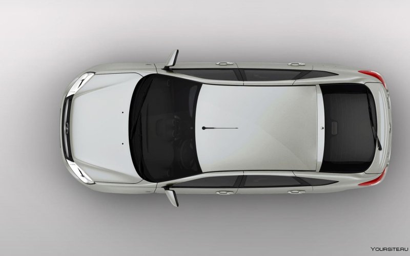 Volvo v40 вид сверху