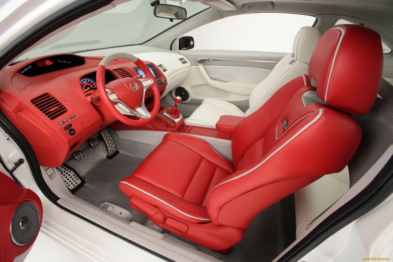 W221 красный салон