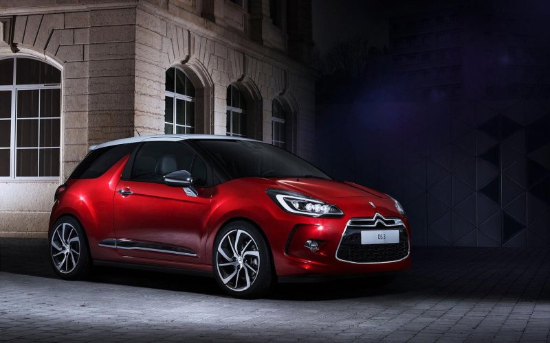Citroen ds3 красный