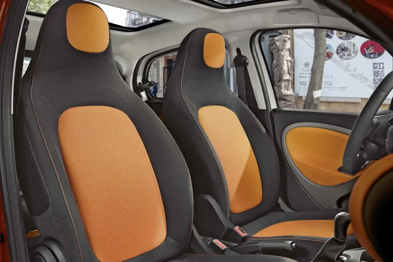 Smart Forfour оранжевый салон