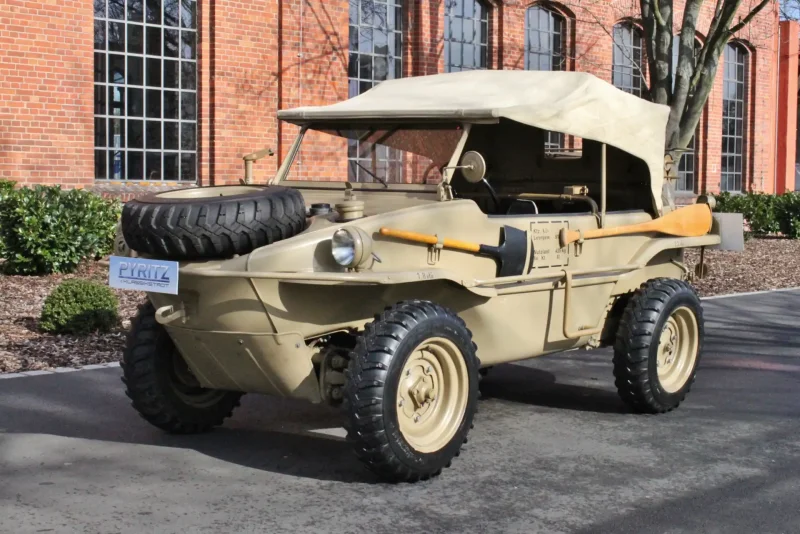 Автомобиль-амфибия - Volkswagen «Type 166» (Schwimmwagen)