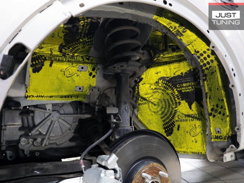 Шумоизоляция арки колеса 7l6863815b