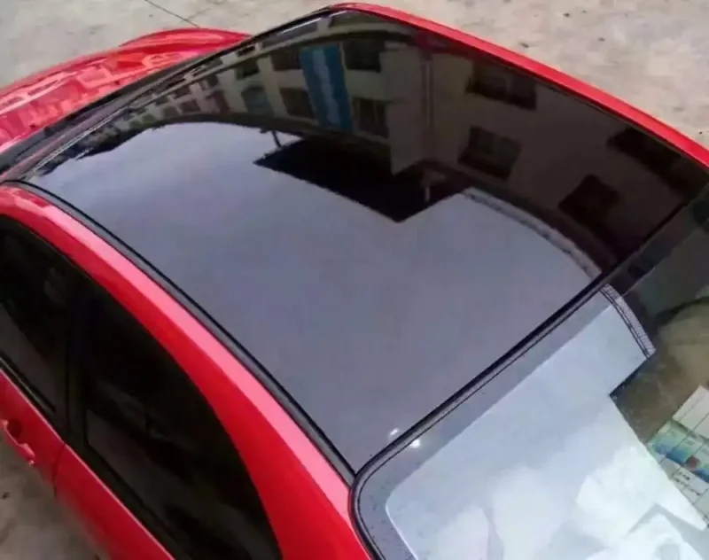 Глянцевая пленка на крышу авто
