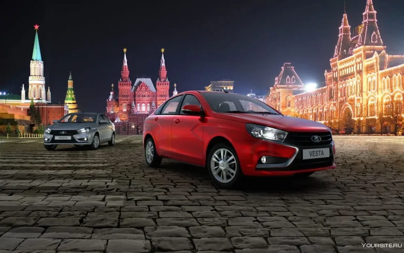 Lada Vesta в городе