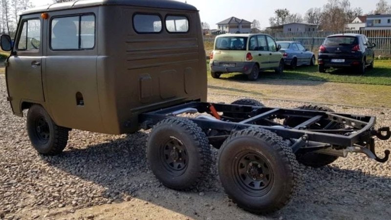 ГАЗ 66 6 колес
