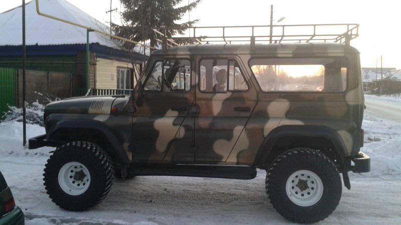 Тюнингованный УАЗ Барс