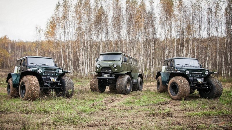 Трэкол вездеход УАЗ
