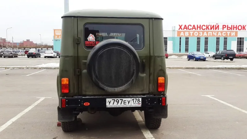 УАЗ 3151 гос номера сзади