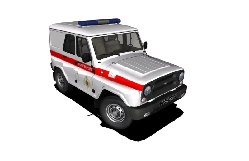 Внедорожник Технопарк UAZ Hunter ДПС (UAZ-RC-1) 1:24 17 см